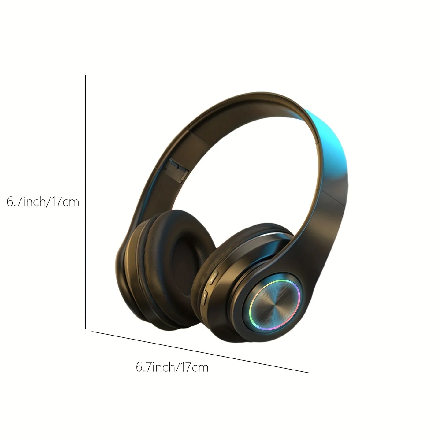 ANC Wireless Over-Eear Headphones – Deep Bass Foldable Bluetooth Headset
