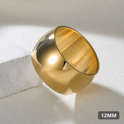 Minimalist Gold-Tone Band Ring