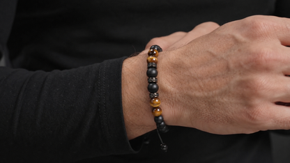 Tiger Eye Stone Bracelet for Men
