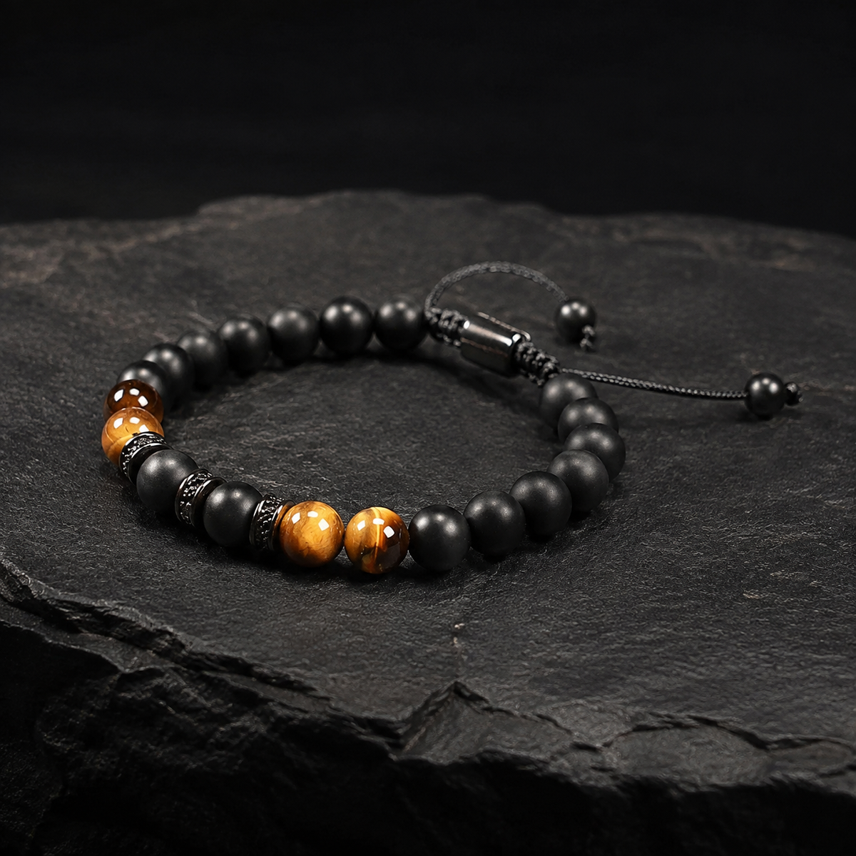 Tiger Eye Stone Bracelet for Men