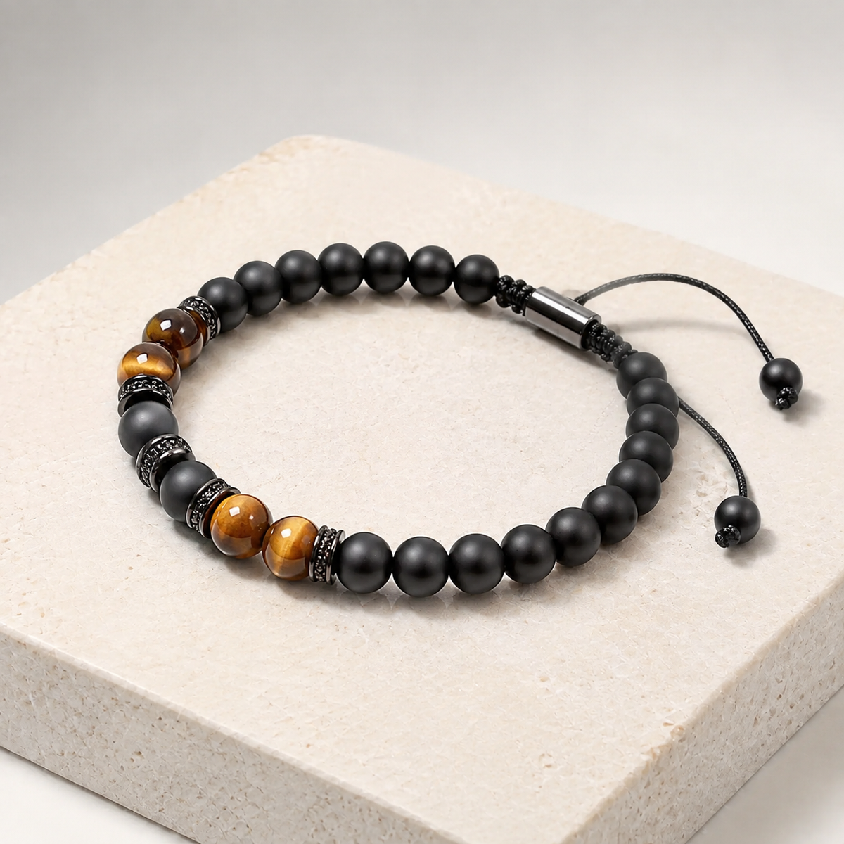Tiger Eye Stone Bracelet for Men