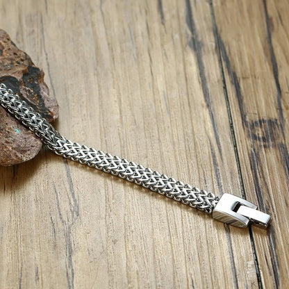 Double Rope Chain Stainless Steel Bracelet