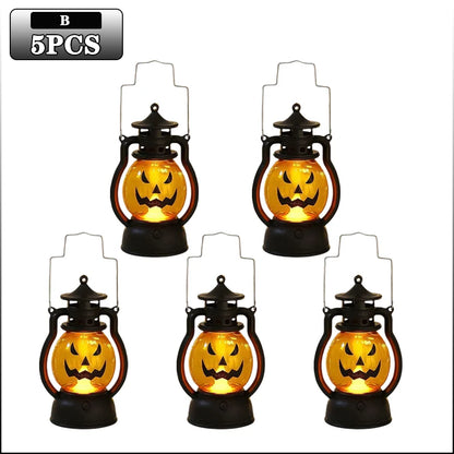 DIY LED Pumpkin Lantern Halloween Decoration