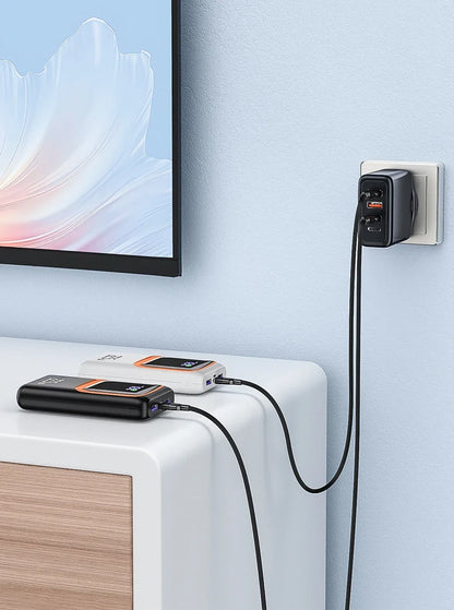 QOOVI 20000mAh Power Bank – PD 22.5W Fast Charging Portable Charger with Digital Display & Free Shipping