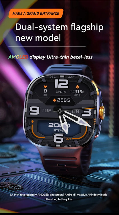 M99 5G Smartwatch – AMOLED Display Watch with Camera, GPS & Free Shipping