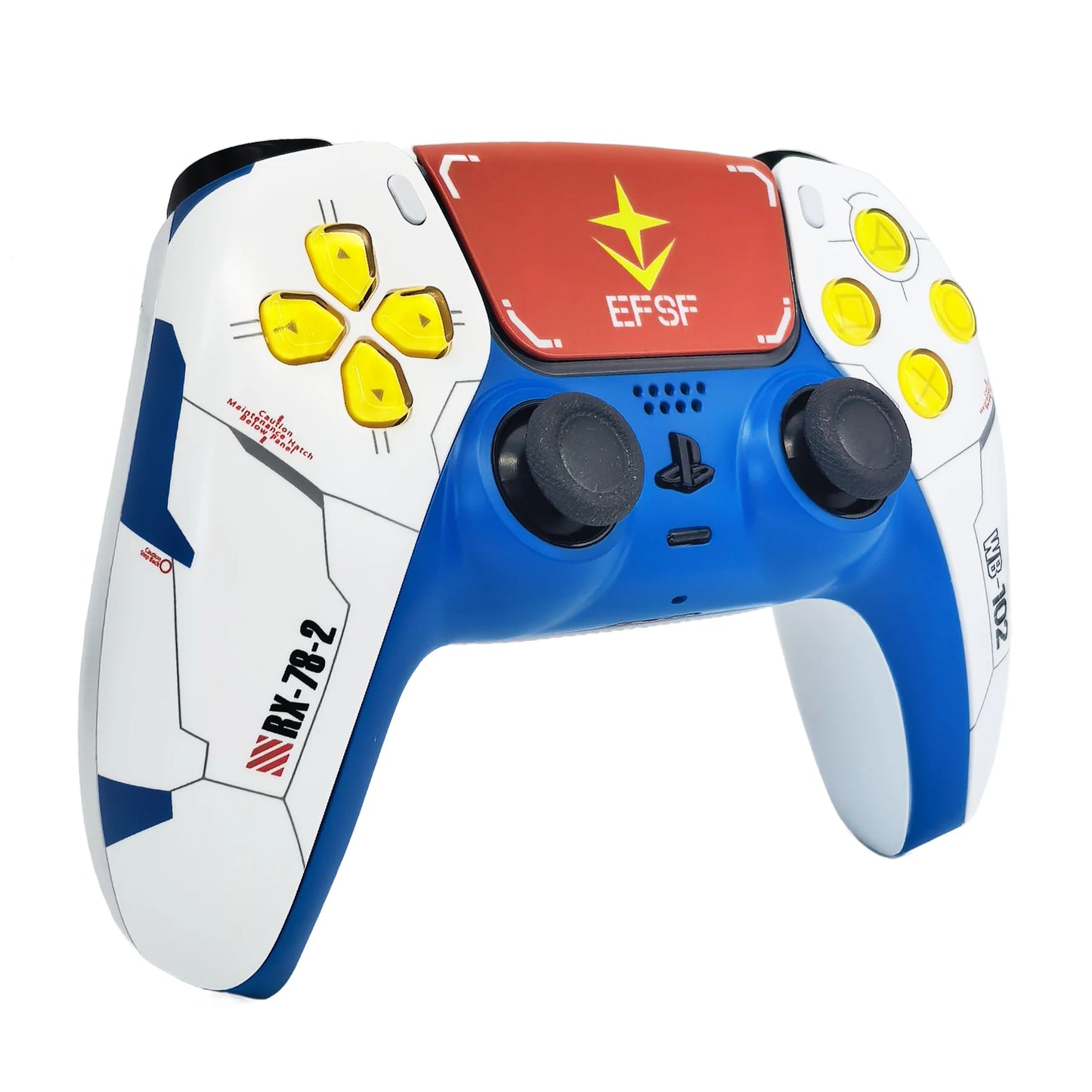 PS5 Controller Mecha Style Shell – Custom Faceplate Cover with Touchpad for DualSense Controller & Free Shipping