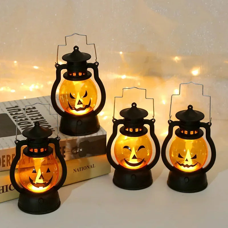 DIY LED Pumpkin Lantern Halloween Decoration
