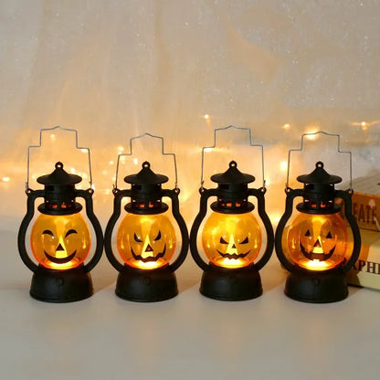 DIY LED Pumpkin Lantern Halloween Decoration