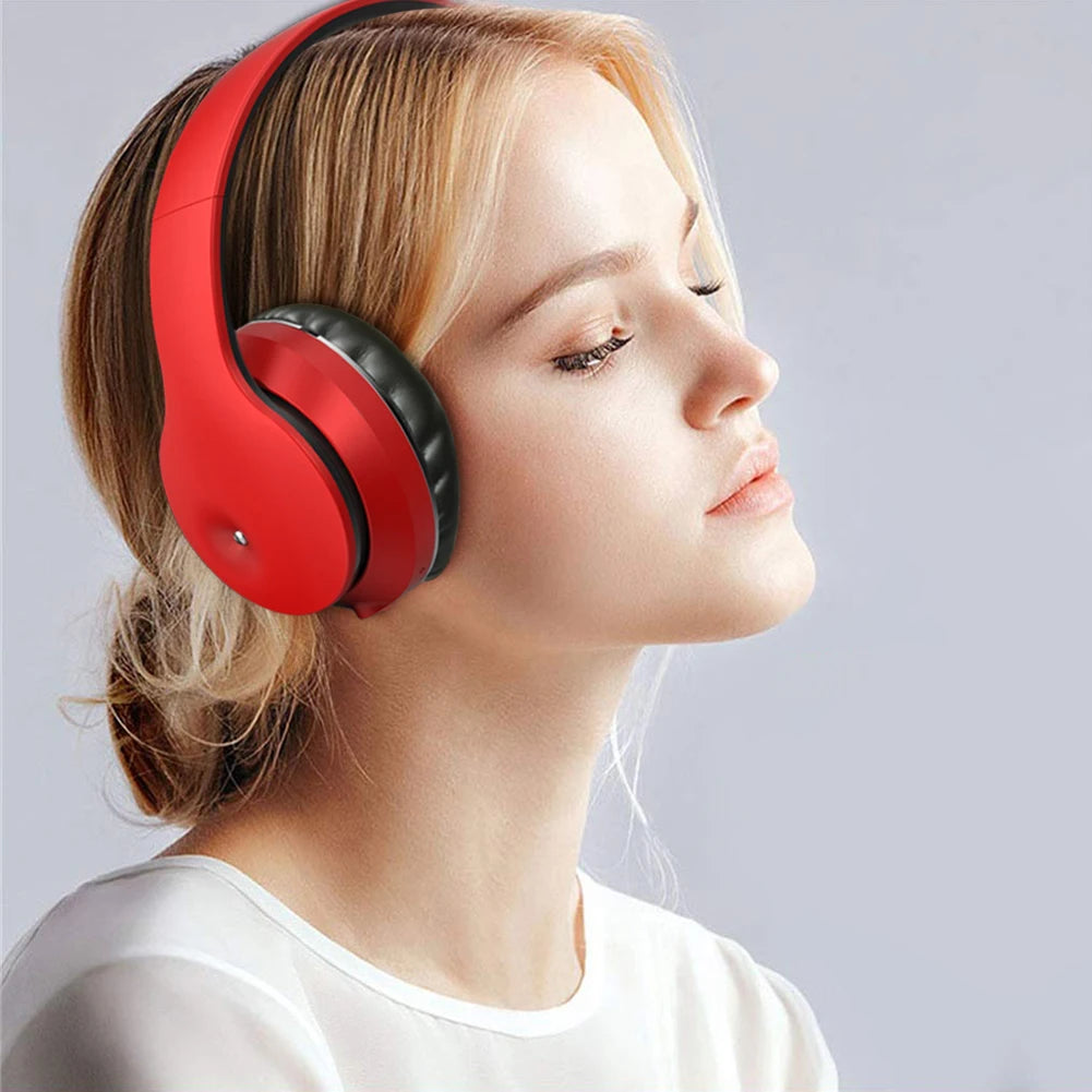 Wireless Bluetooth 5.0 Over-Ear Headphones – Graffiti Foldable Headset with Mic, Hi-Fi Stereo & Free Shipping