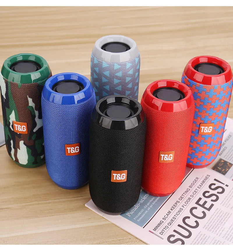 Portable Wireless Bluetooth Speaker – Mini Outdoor Bass Speaker with FM Radio, Hands-Free Call & Free Shipping