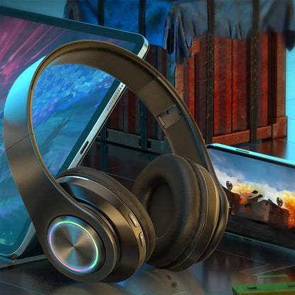 ANC Wireless Over-Eear Headphones – Deep Bass Foldable Bluetooth Headset
