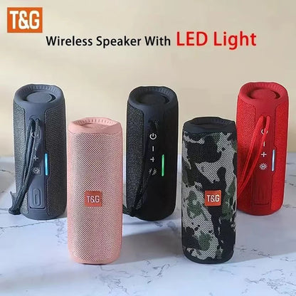 Portable Wireless Bluetooth Speaker – Mini Outdoor Bass Speaker with FM Radio, Hands-Free Call & Free Shipping