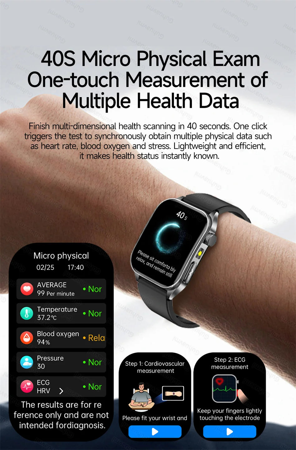 Health Monitoring Smartwatch – Bluetooth Calling Fitness Watch with Free Shipping