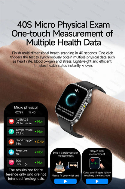 Health Monitoring Smartwatch – Bluetooth Calling Fitness Watch with Free Shipping
