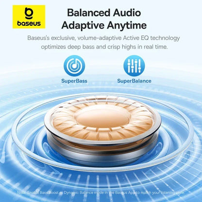 Baseus EP10 Pro ANC Wireless Earbuds – Bluetooth 6.0 Hi-Res Earphones with 50dB Noise Cancelling & 55H Playtime