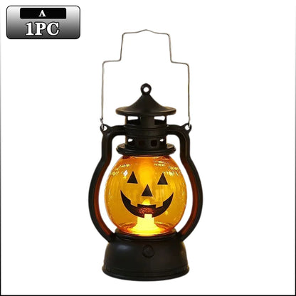 DIY LED Pumpkin Lantern Halloween Decoration
