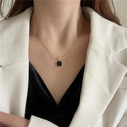 Minimalist Stainless Steel Pendant Necklaces