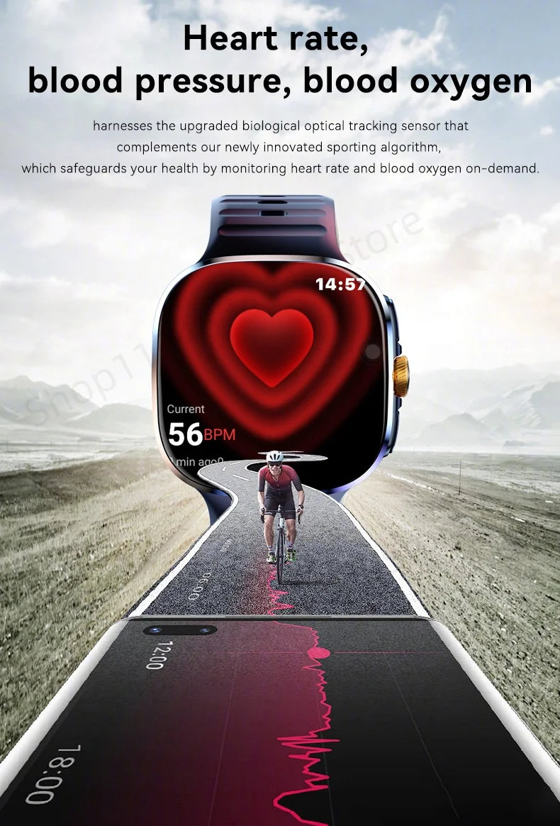 M99 5G Smartwatch – AMOLED Display Watch with Camera, GPS & Free Shipping