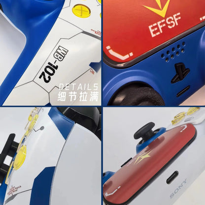 PS5 Controller Mecha Style Shell – Custom Faceplate Cover with Touchpad for DualSense Controller & Free Shipping