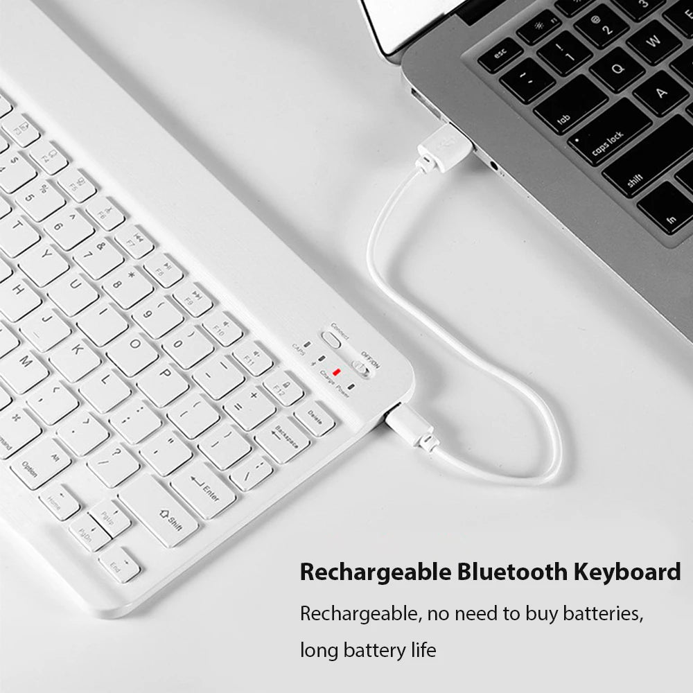 Bluetooth Keyboard & Mouse Set for iPad, Tablet & Laptop