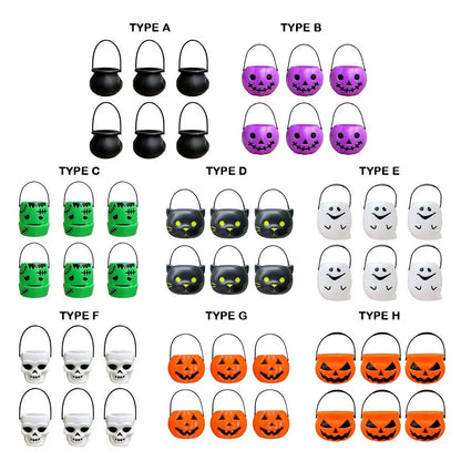 6-Piece Mini Halloween Candy Buckets