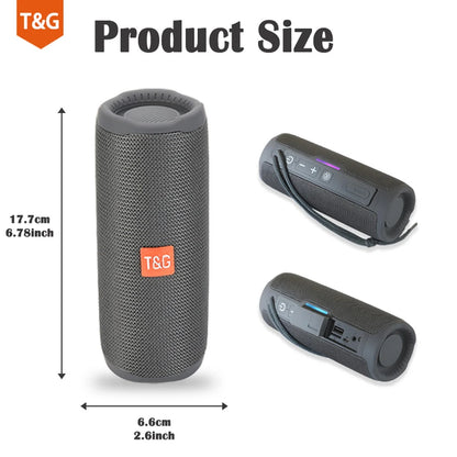 Portable Wireless Bluetooth Speaker – Mini Outdoor Bass Speaker with FM Radio, Hands-Free Call & Free Shipping