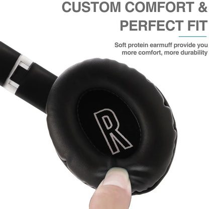 Wireless Bluetooth 5.0 Over-Ear Headphones – Graffiti Foldable Headset with Mic, Hi-Fi Stereo & Free Shipping