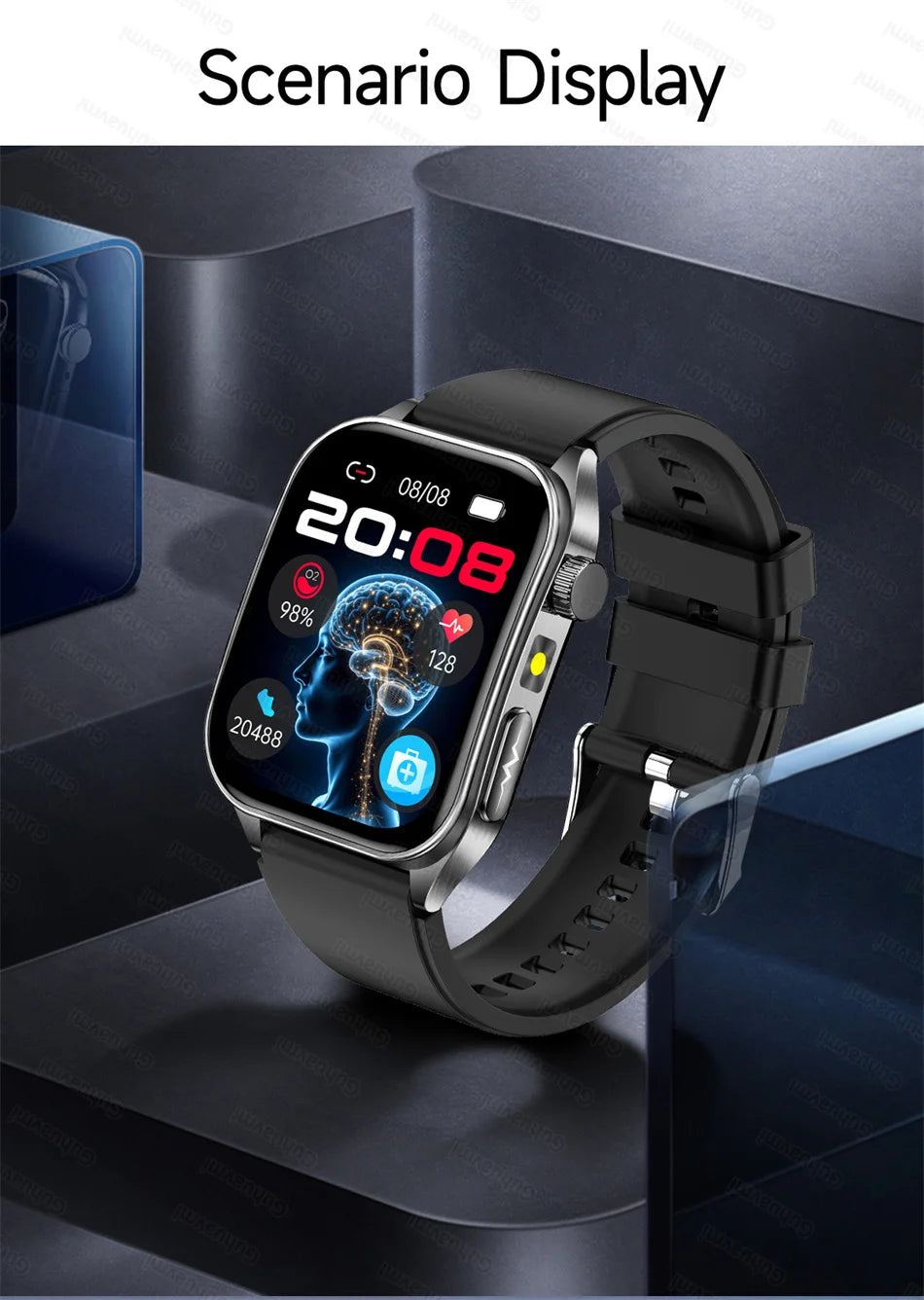 Health Monitoring Smartwatch – Bluetooth Calling Fitness Watch with Free Shipping