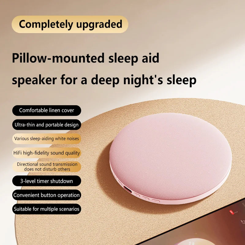 Under Pillow Bluetooth Sleep Speaker – Portable Bedside Relaxation Speaker for Sleep, Music & Home Comfort with Free Shipping