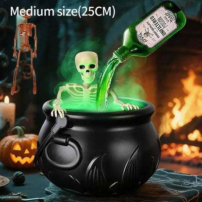Halloween Witch Cauldron Fog Mist Decor