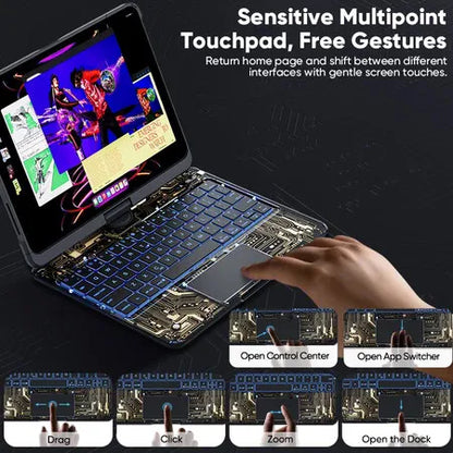 Acrylic Keyboard Case with Trackpad