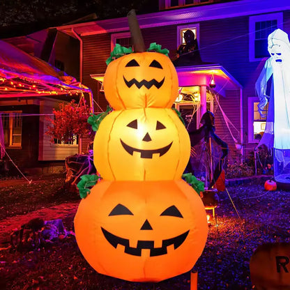 Light-Up Halloween Pumpkin Inflatable