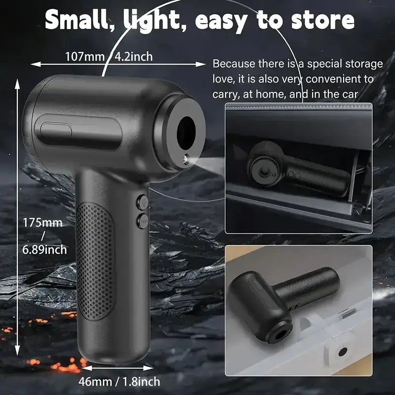 2-in-1 Cordless Air Duster & Mini Vacuum Cleaner