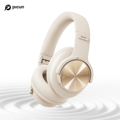 Picun B8 Bluetooth Headphones – 120H Playtime Wireless Over-Ear Headset with Low Latency & Hands-Free Calls
