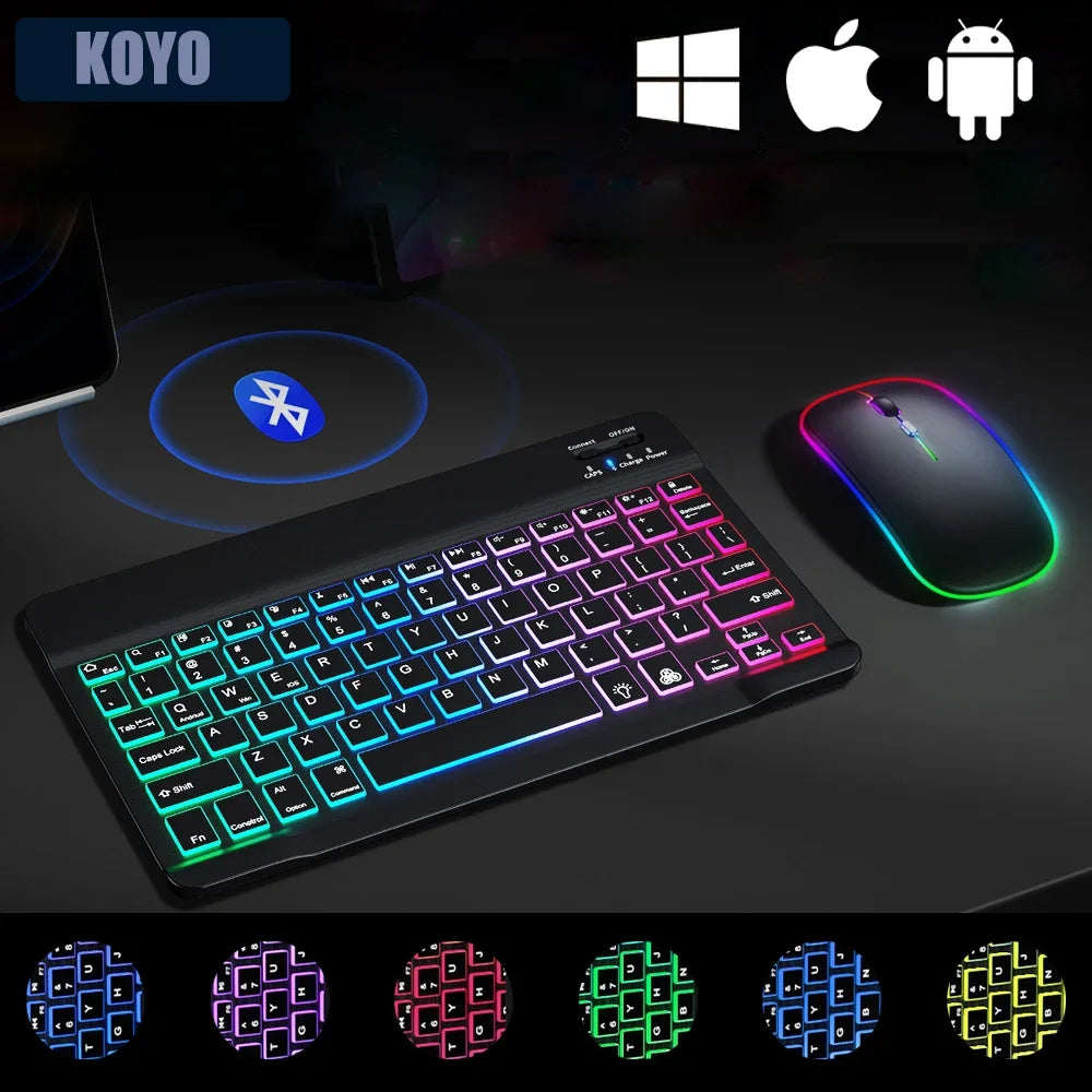 Mini Bluetooth Keyboard Set