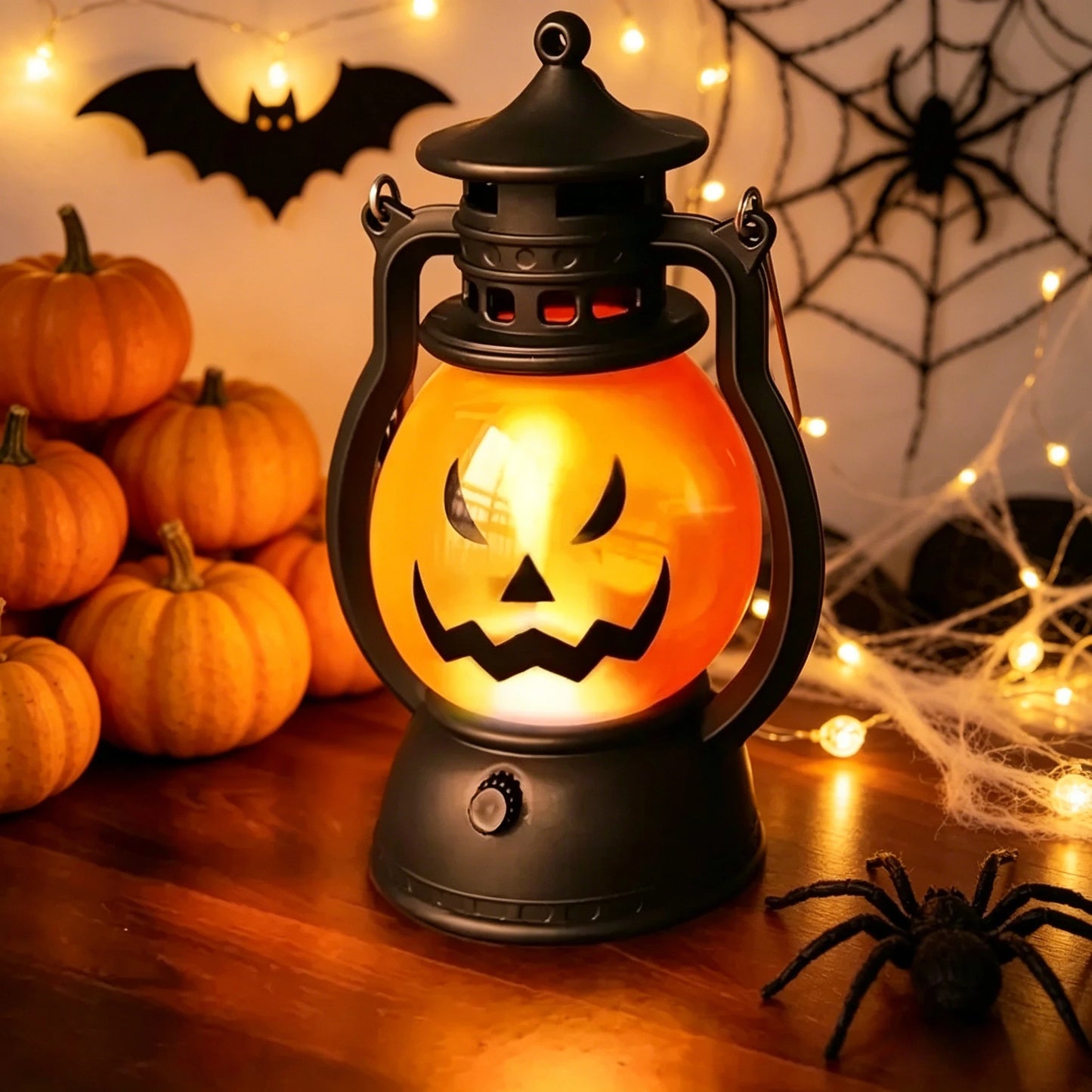 DIY LED Pumpkin Lantern Halloween Decoration