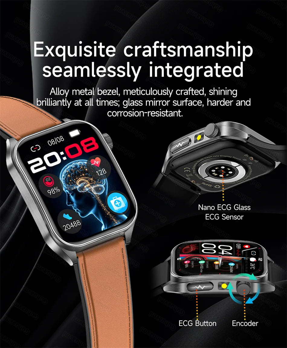 Health Monitoring Smartwatch – Bluetooth Calling Fitness Watch with Free Shipping
