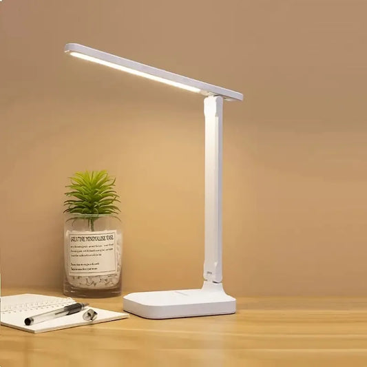 Foldable LED Desk Lamp with Touch Control for Study & Work