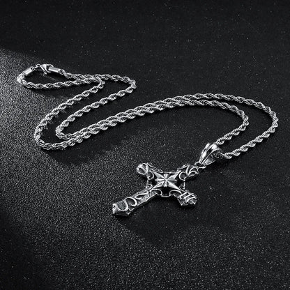 Stainless Steel Cross Necklace