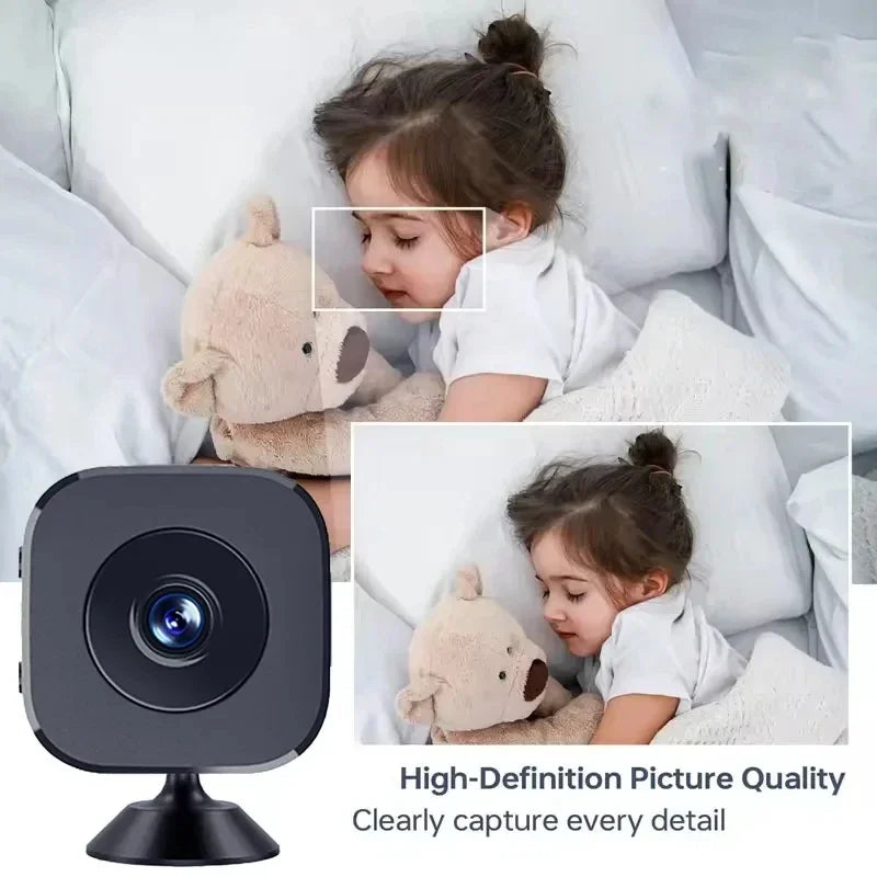 Mini Security Camera 4K Full HD WiFi Surveillance With 2 Way Audio Motion Detection Infrared Night Vision Security Camera 2026