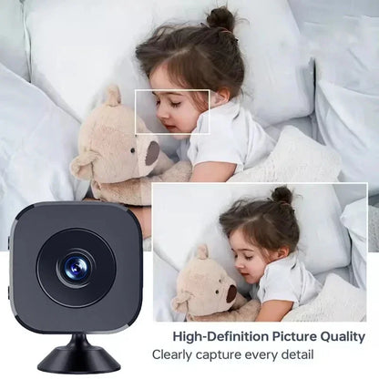 Mini Security Camera 4K Full HD WiFi Surveillance With 2 Way Audio Motion Detection Infrared Night Vision Security Camera 2026