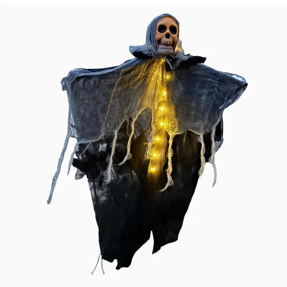 Glowing Hanging Skeleton Ghost Halloween Decoration