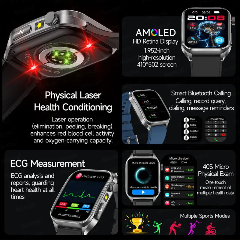Health Monitoring Smartwatch – Bluetooth Calling Fitness Watch with Free Shipping