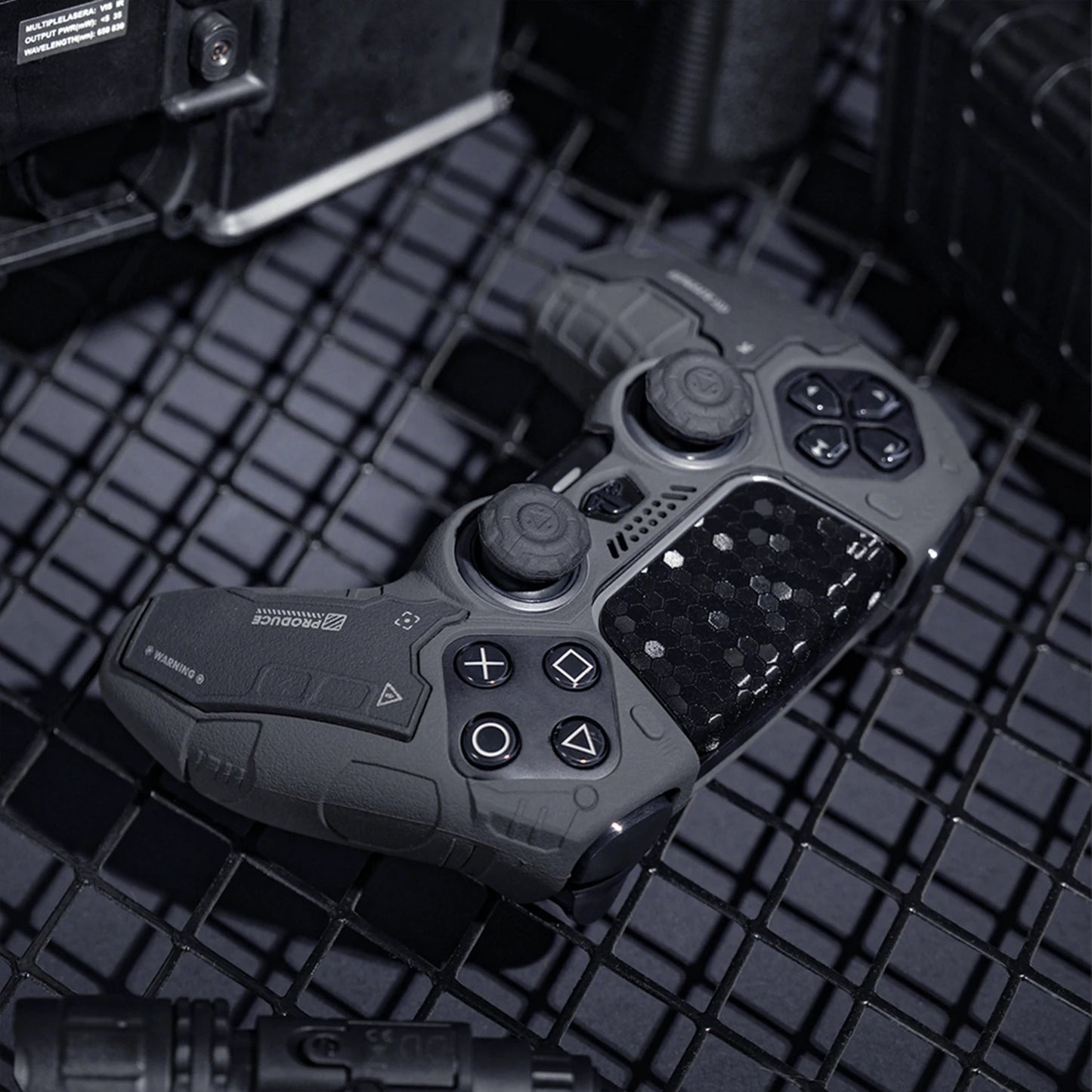 PS5 Controller Silicone Cover – Tactical Style Soft Protector Skin with Thumb Stick Grip Caps & Free Shipping