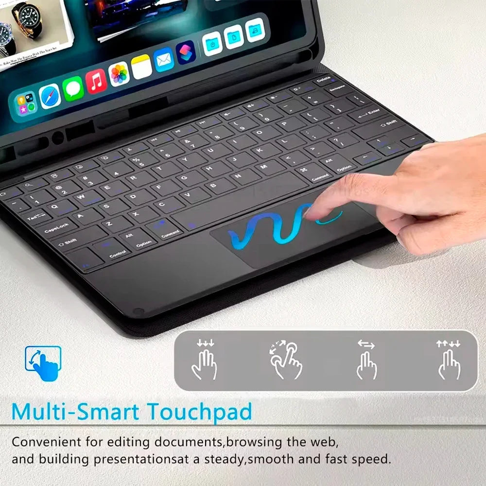 Bluetooth iPad Keyboard Case
