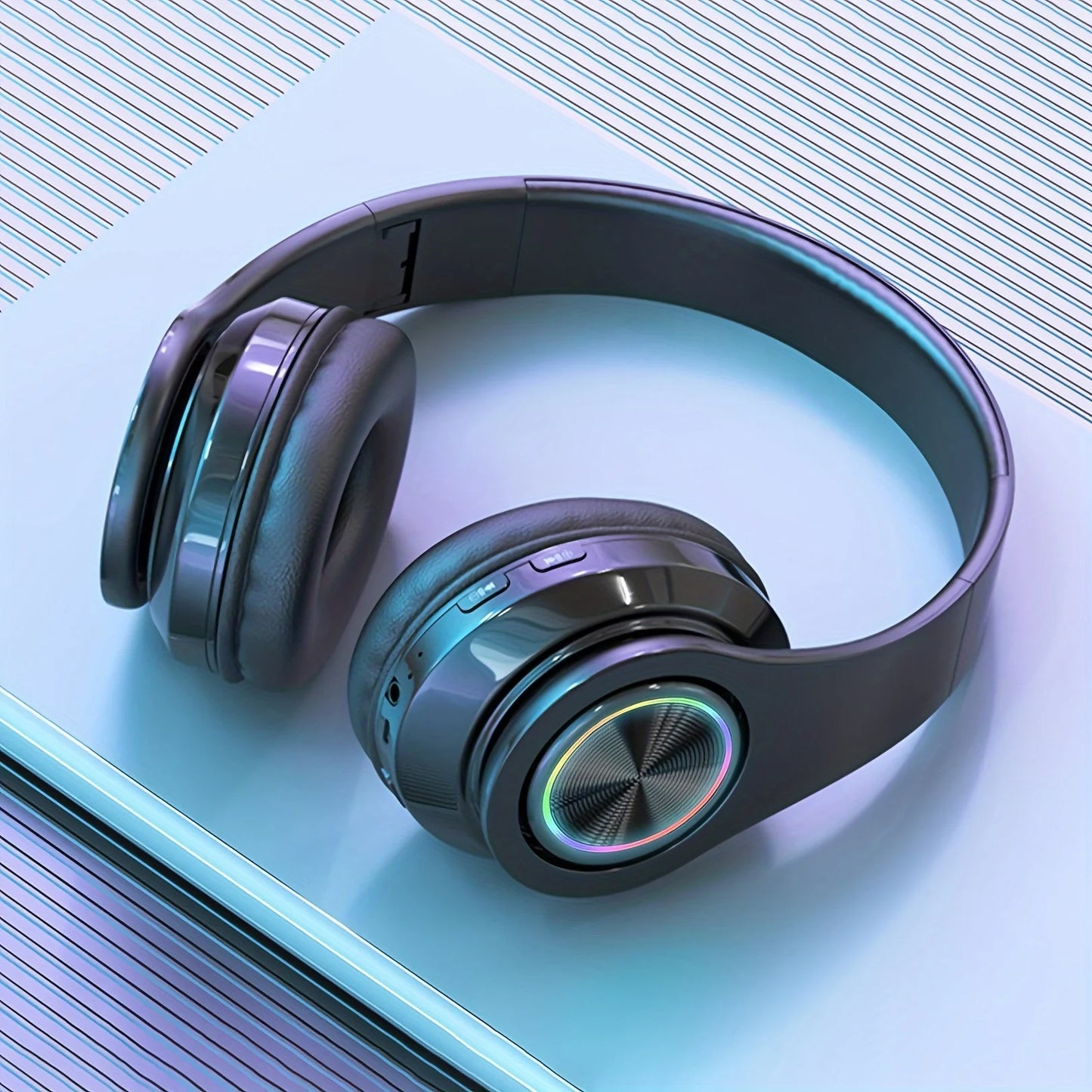 ANC Wireless Over-Eear Headphones – Deep Bass Foldable Bluetooth Headset