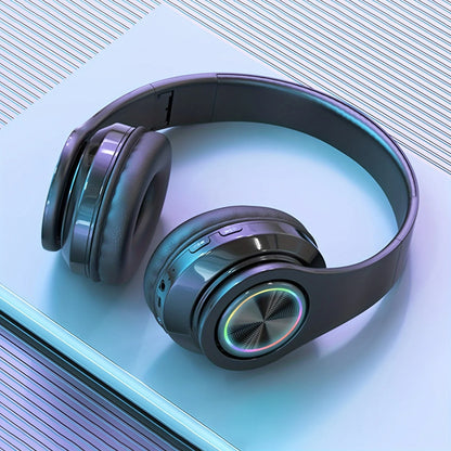 ANC Wireless Over-Eear Headphones – Deep Bass Foldable Bluetooth Headset