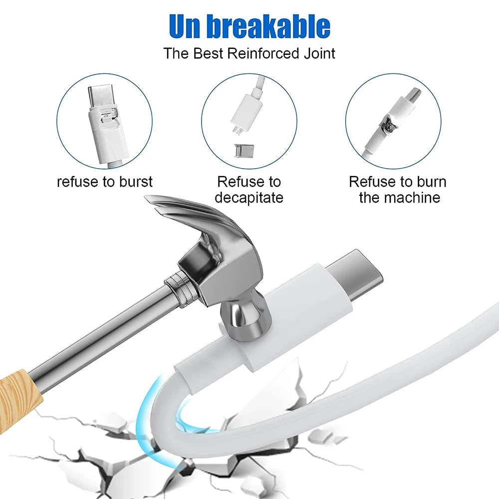 60W USB-C to USB-C Fast Charging Cable – PD Type-C Data Cable for iPhone 15, Samsung, Huawei & Xiaomi