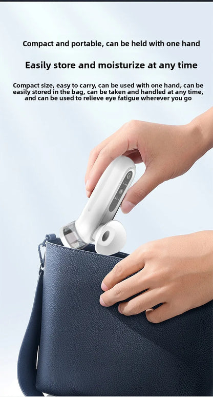 Portable Eye & Face Nano Mist Sprayer – Hydrating Steam Care Device for Daily Self-Care