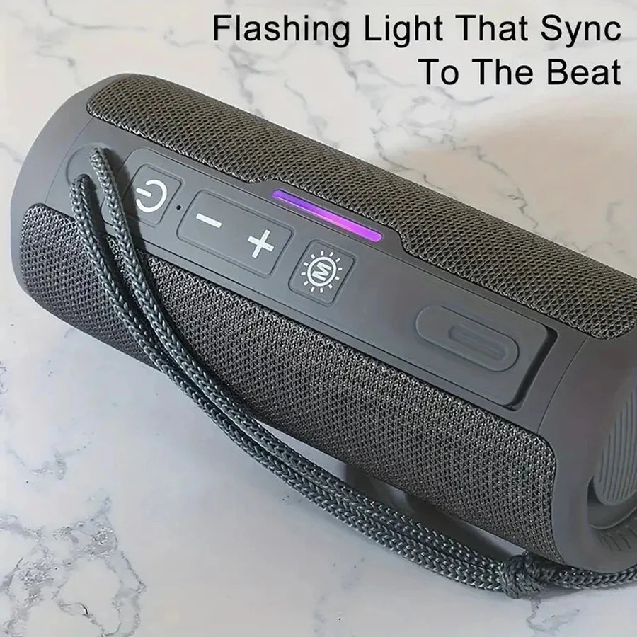 Portable Wireless Bluetooth Speaker – Mini Outdoor Bass Speaker with FM Radio, Hands-Free Call & Free Shipping